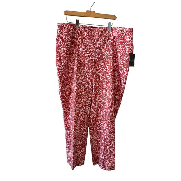 Cynthia Rowley Woman Terracotta Print Pants 20W - Picture 1 of 7